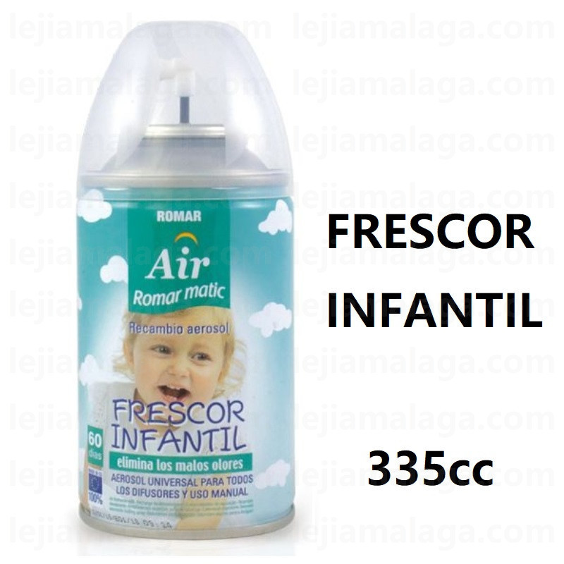 AMBIENTADOR RECAMBIO ROMAR AIR FRESCOR INFANTIL 335CC
