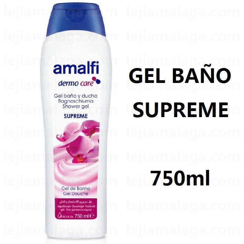 GEL DE BAÑO Y DUCHA AMALFI SUPREME 750 ML