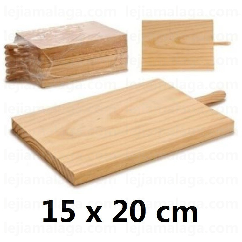 TABLA COCINA MADERA 15X20 CM