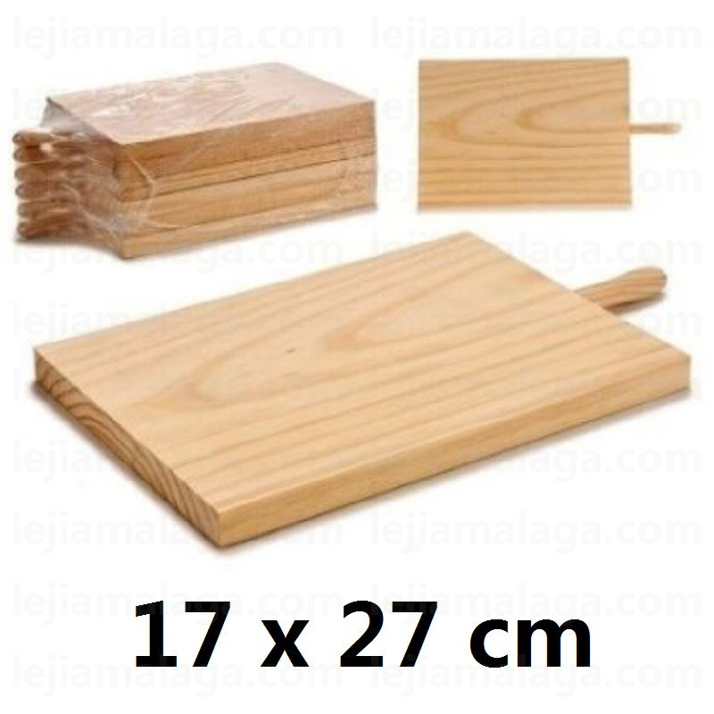 TABLA COCINA MADERA 17X27 CM