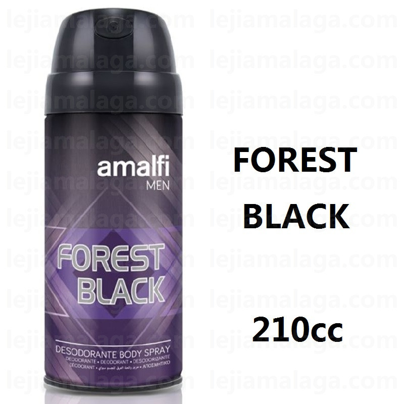 DESODORANTE FOREST BLACK AMALFI 210 CC