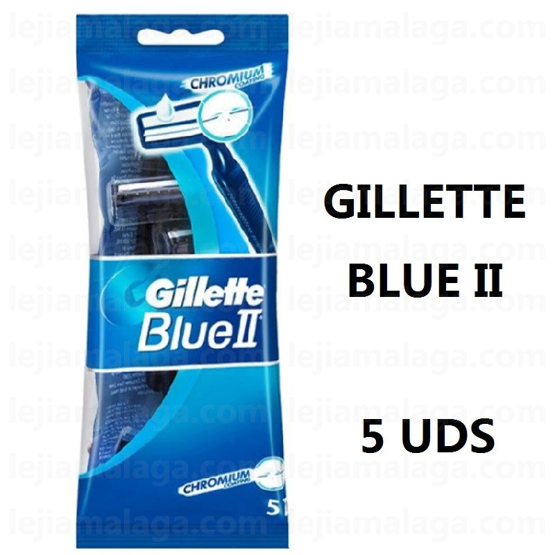 CUCHILLAS AFEITAR GILLETTE BLUE II 5 UDS