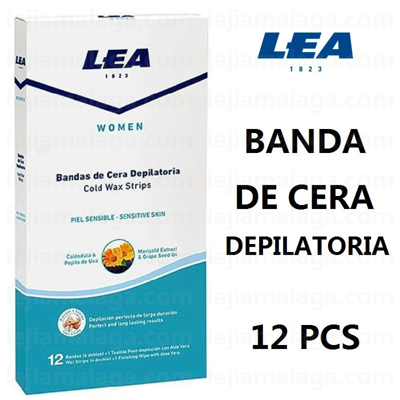BANDAS DE CERA DEPILATORIAS LEA 12 PCS
