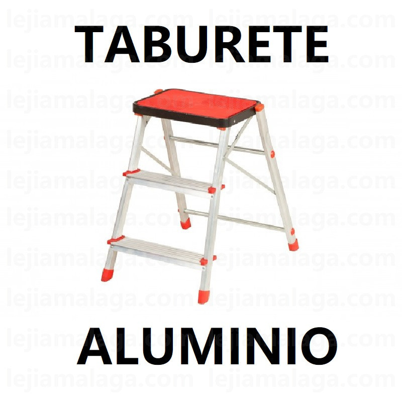 ESCALERA TABURETE ALUMINIO 3 PELDANOS NOBERPLAST