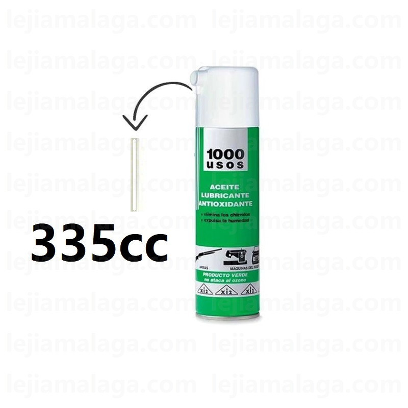 ACEITE LUBRICANTE SPRAY 1000 USOS CON CANULA 335CC
