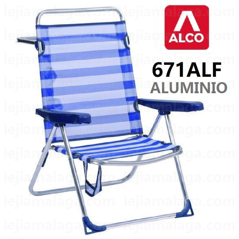 SILLA DE PLAYA ALCO 671ALF-0056 ALUMINIO