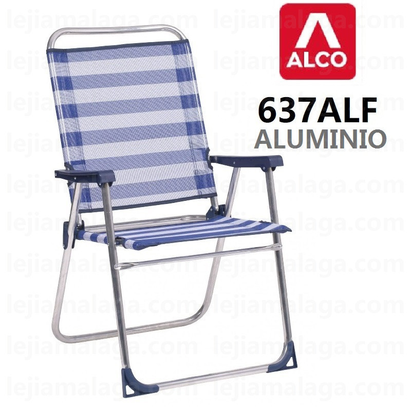 SILLA DE PLAYA ALCO FIJO 637ALF-0056 ALUMINIO