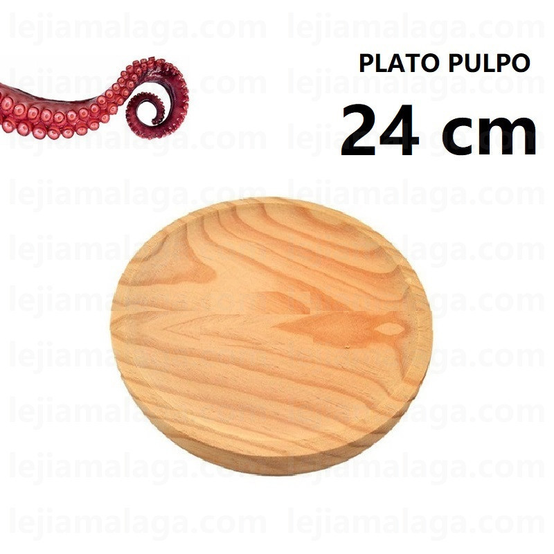 PLATO PULPO 24CM