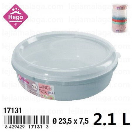 FIAMBRERA ROMA TORTILLERA REDONDA 2,1 L SURTIDO COLOR