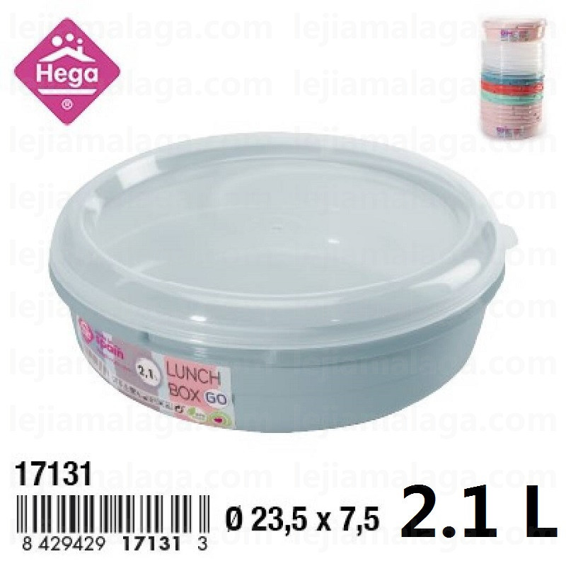 FIAMBRERA ROMA TORTILLERA REDONDA 2,1 L SURTIDO COLOR