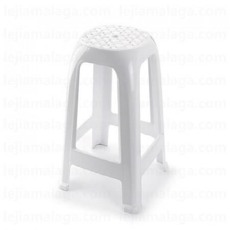 TABURETE BLANCO PLASTICFORTE