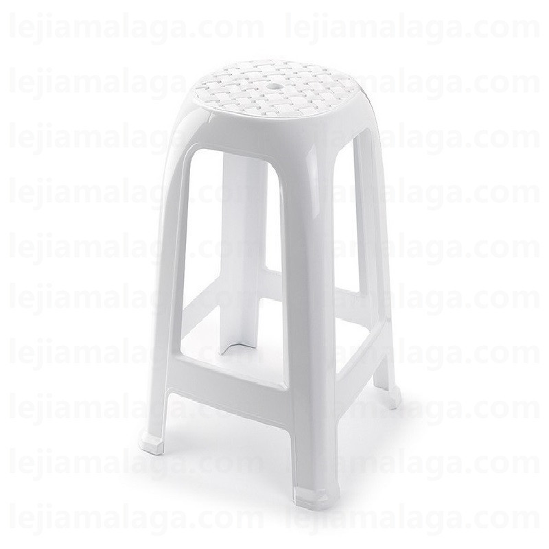 TABURETE BLANCO PLASTICFORTE