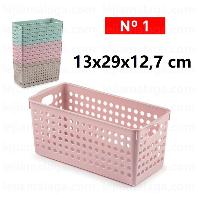 CESTA PLATICFORTE ORDENACION ATLAS N1 COLOR PASTEL