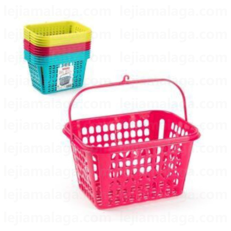 CESTA PINZAS PLASTICFORTE SURTIDO COLOR