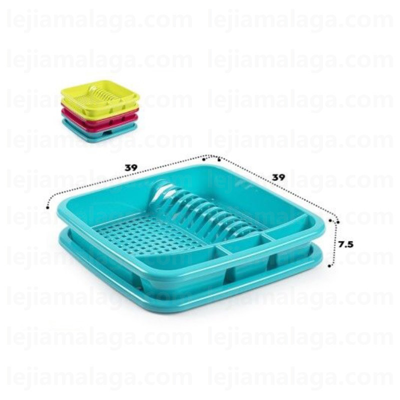 ESCURREPLATOS PLASTICFORTE CUADRADO COLOR SURTIDO