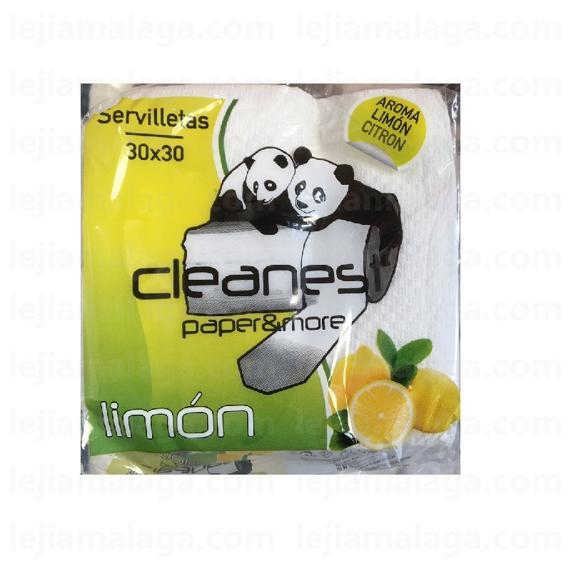 Servilletas Cleanest 33X33 Blanco LIMON