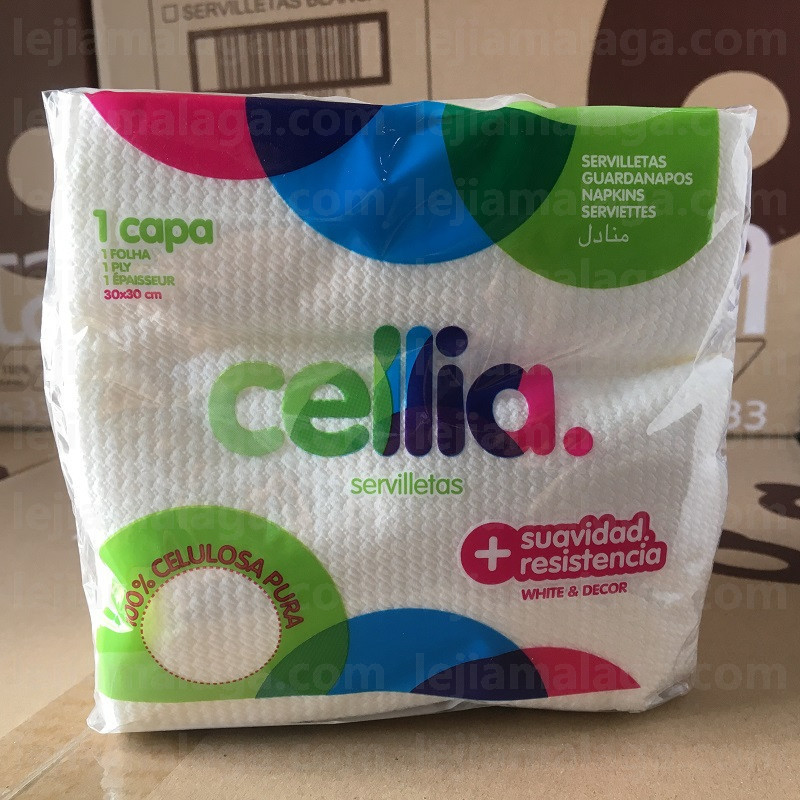 Servilletas Cellia 1CAPA BLANCA