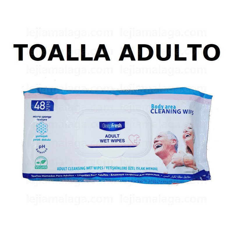 TOALLITAS ADULTOS DEEPFRESH 48 UNDS