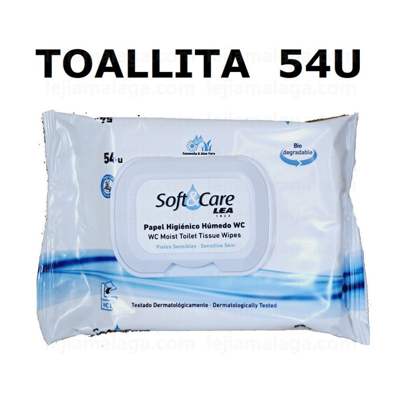 TOALLITA LEA SOFT CARE WC FRESH PAPER 54 U
