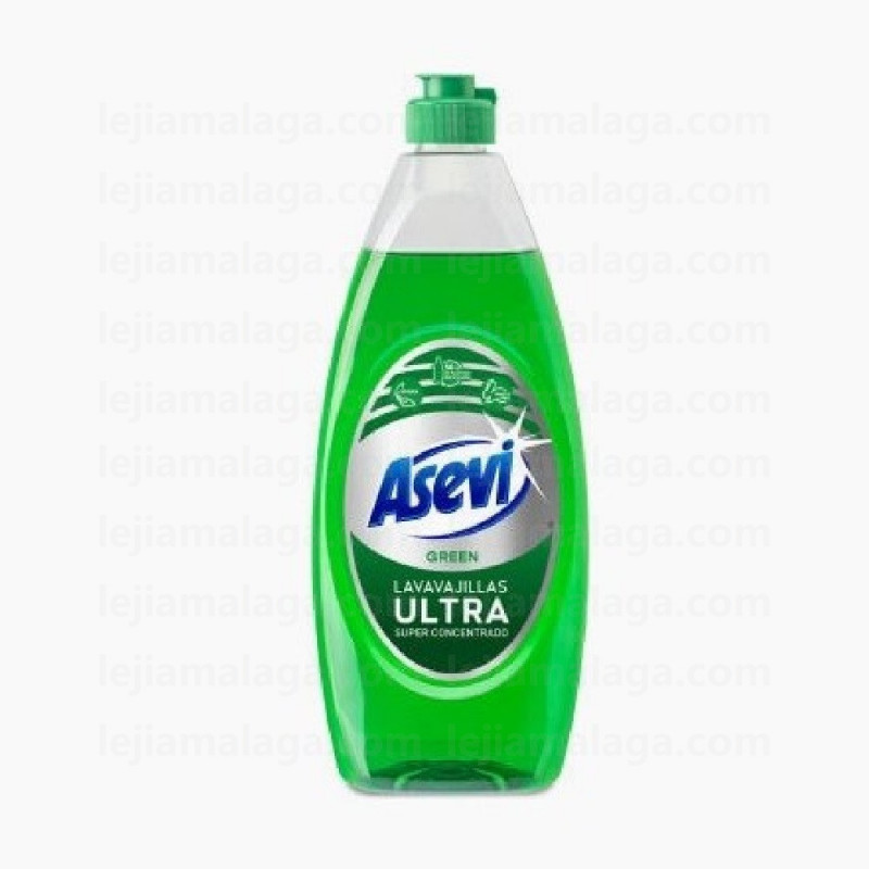 LAVAVAJILLAS ULTRA ASEVI 650 ML VERDE