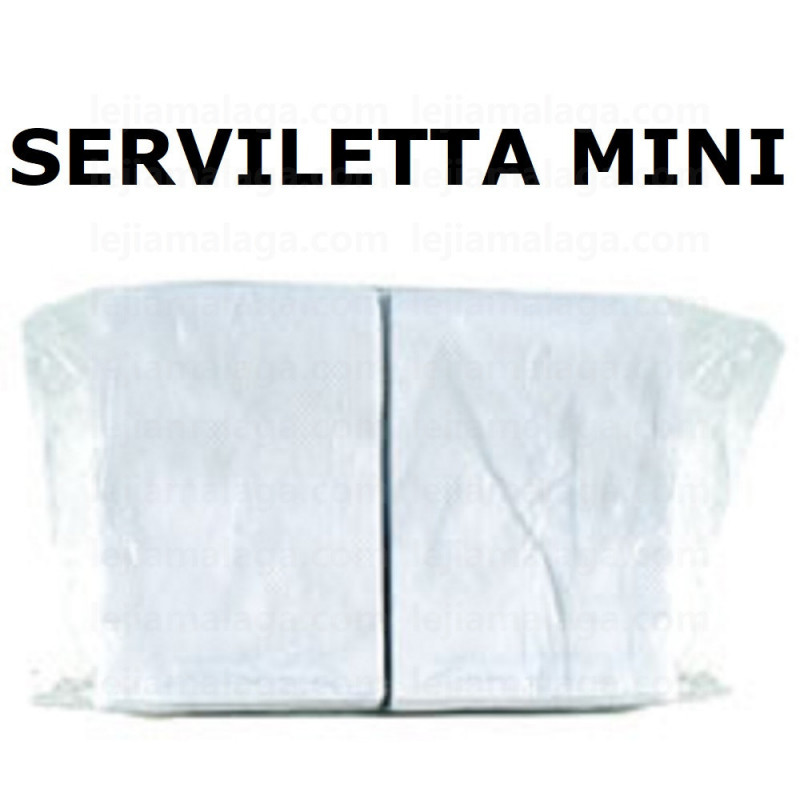 BOLSA SERVILETTA MINI SERVICE BLANCA