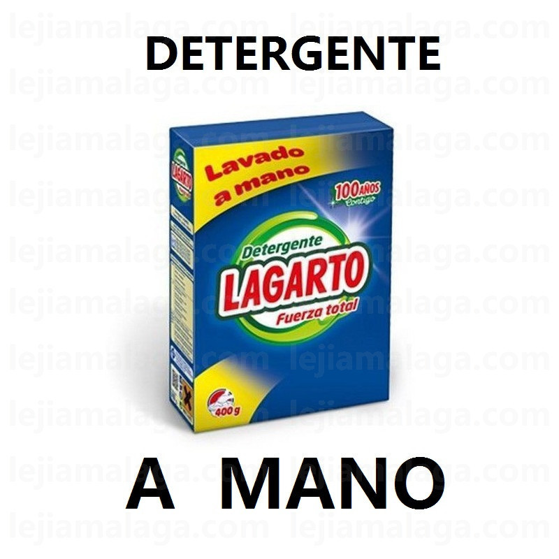 8410761300639DETERGENTE LAGARTO PAQUETE 400GR A MANO