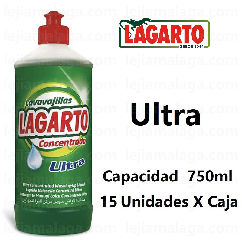 8410761700040Lavavajillas Concentrado Ultra Lagarto 750ml